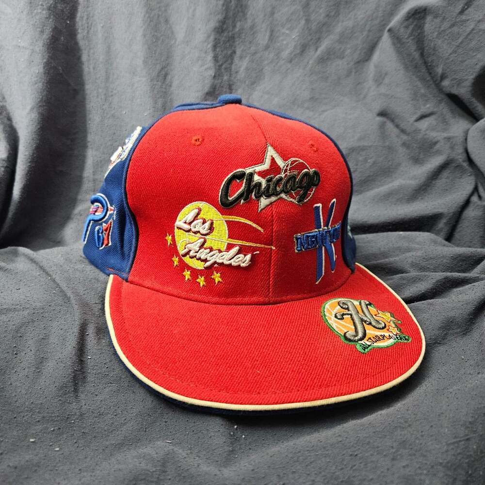All Star Basketball Cities Hat Cap Multiform Flex Size L/XL